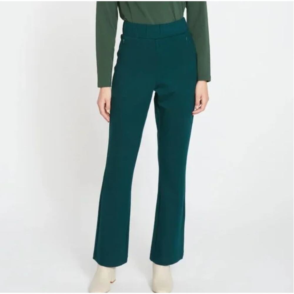 Universal Standard Pull On Bootcut Ponte Pants 4XS 00 0 2XS NWT Trousers Green